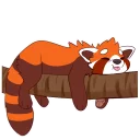 Sticker 😔 Red Panda Stickers by Pulex