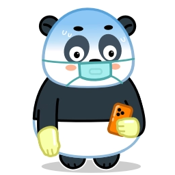 Sticker 😨 Panda Emic