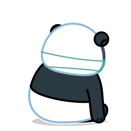 Sticker 😔 Panda Emic