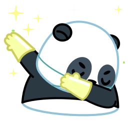 Sticker 😎 Panda Emic