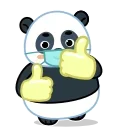 Video sticker 👍 Panda Emic