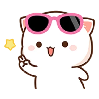 Sticker 💬 모찌모찌 움직이는 모모냥 9 By @KakaoEmoticon