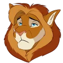 Sticker 😐 MafunDi the elvish Lion