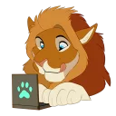 Sticker 😝 MafunDi the elvish Lion