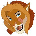 Sticker 💋 MafunDi the elvish Lion