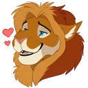 Sticker ❤ MafunDi the elvish Lion