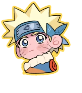 Sticker 😶 naruto cute @NarutoOfficialStick