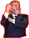 Sticker 😟 Lula boladão