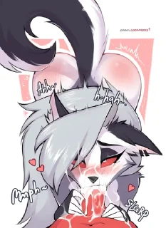 Sticker 🍈 Furry Blowjob ( by @Purrversion_Paradise )