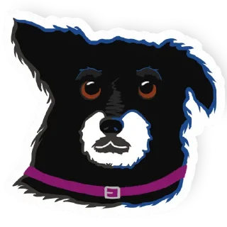 Sticker 🙂 Jenna the dog