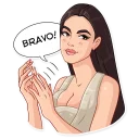 Sticker 👏 Monica