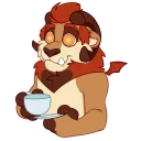 Sticker ☕️ Manticore boye