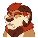 Sticker 👺 Manticore boye