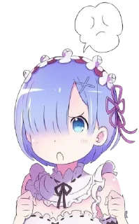 Sticker 😡 Re : Zero @StickersofWeeb