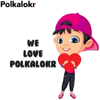 Sticker ❤️ Polkalokr