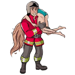 Sticker 💪 Firefighter