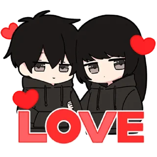 Sticker ❤️ Low Tension Couple [@TodorokiShouto]