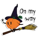 Video sticker 🚗 Halloween Pumpkins