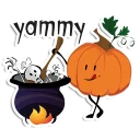 Sticker 👩‍🍳 Halloween Pumpkins