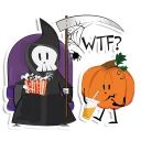 Sticker 🎬 Halloween Pumpkins