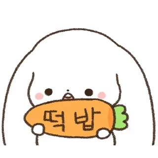 Video sticker 💬 이 구역의 망붕왕! 망상토끼 By @KakaoEmoticon