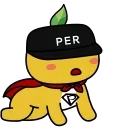 Video sticker 👇 Animated Perperman