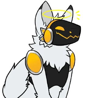 Sticker 😇 Spots The Protogen