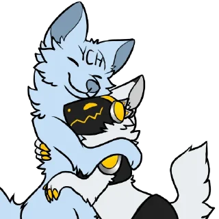 Sticker ☺️ Spots The Protogen