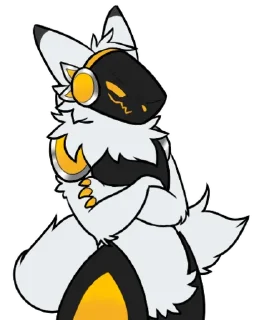 Sticker 😏 Spots The Protogen