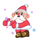 Video sticker 👍 Jolly Santa