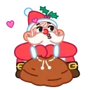 Video sticker 😘 Jolly Santa