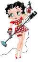 Sticker 🎤 💃🏻 Betty Boop 💃🏻 | ®God's Eyes™.