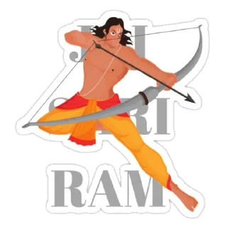 Sticker 🚩 Shri Ram Mandir • @HinduStickers