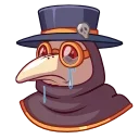 Video sticker 😭 Plague Doctor Hawk