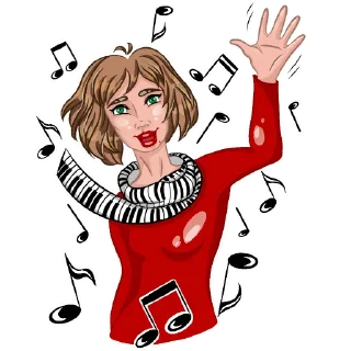 Sticker 👋 PianoGirl