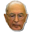 Sticker 😕 Re Giorgio (Napolitano)