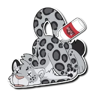 Video sticker 🍾 Exceedingly Gay Snep