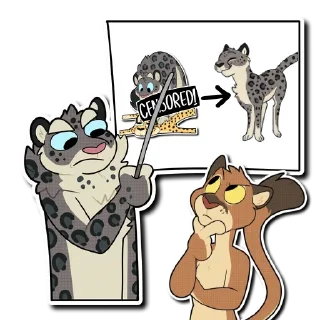 Sticker 🐈 Exceedingly Gay Snep