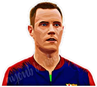 Sticker 🧤 Ter Stegen( @FSUZB )