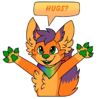 Video sticker 🤗 Fluffy Foxy