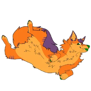 Sticker ✋ Fluffy Foxy