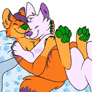 Sticker 🛌 Fluffy Foxy