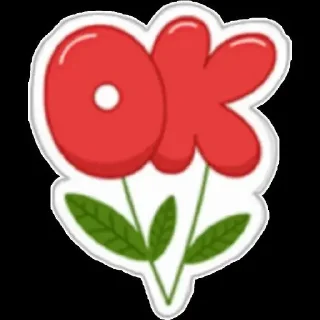 Sticker 🌹 Ok!