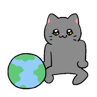 Video sticker 👊 MeowMan by @GIFSTIKI