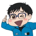 Sticker 👍 Yuri!!! on Ice