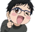 Video sticker 👆 Yuri!!! on Ice