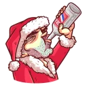 Sticker 🍾 Very Bad Santa