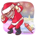 Sticker 🎆 Very Bad Santa