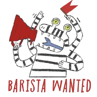 Sticker 👀 BaristaStickers_en