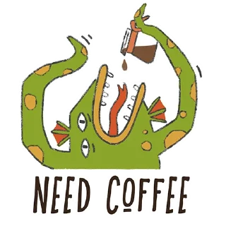 Sticker 😖 BaristaStickers_en